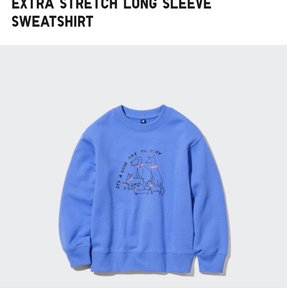 Uniqlo EXTRA STRETCH LONG SLEEVE SWEATSHIRT - Picture 2 of 9